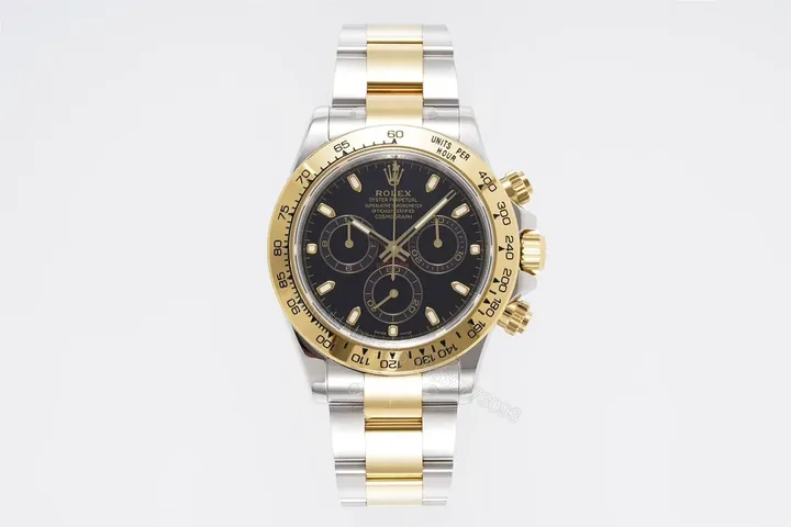 View 1 of 3A Factory Clean Factory KING Rolex Daytona 4130 Black Gold