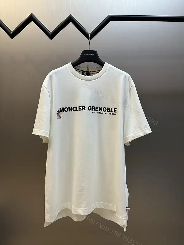 View 1 of Moncler Grenoble Graphic Tee: Relaxed Comfort, Smart Streetwear