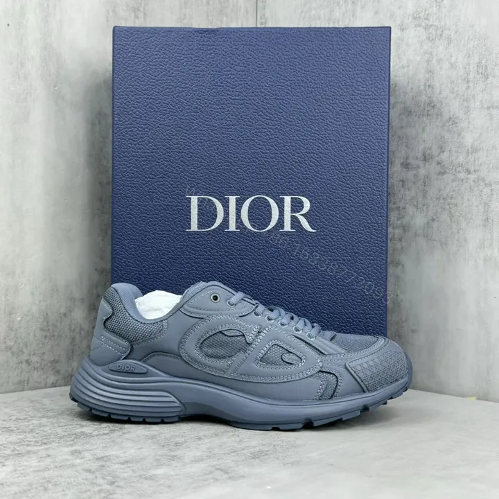 View 1 of Dior Low-Profile Runner: Luxe Textured Comfort Sneaker