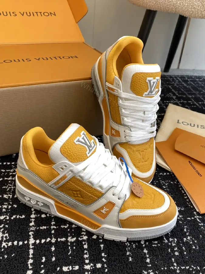 View 1 of Amber Leather High-Top Sneakers: Luxe Street Style, All-Day Comfort