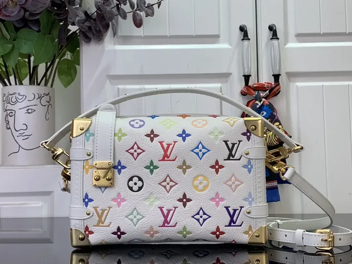 View 1 of Colorful Monogram Satchel: Structured Luxury, All‐Day Versatility