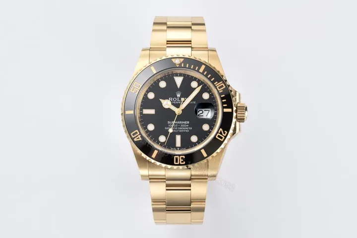 View 1 of Rolex Submariner Date Yellow Gold Black 116618ln-0001