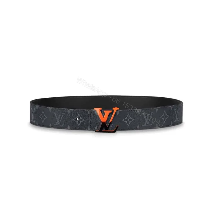 View 1 of LOUIS VUITTON INITIALES 40MM REVERSIBLE MONOGRAM CANVAS BELT – B90