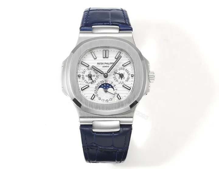 View 1 of Patek Philippe Nautilus Blue Strap Watch