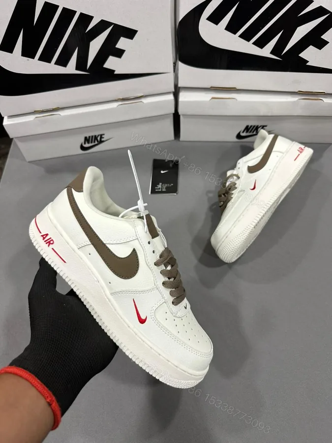 View 1 of FIRST COPY Nike Airforce 1 low 07 PRM Brown For Men