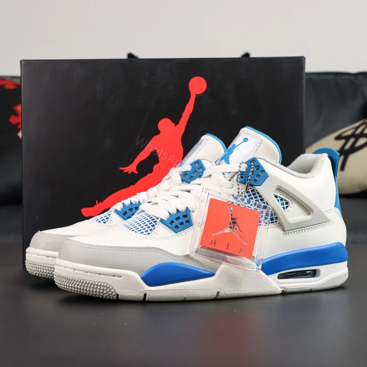 View 1 of Air Jordan 4 Military Blue 2012 Reps