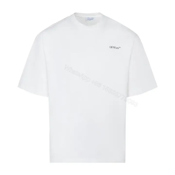 View 1 of Minimalist White Tee: Premium Cotton, Subtle Logo, Everyday Luxury