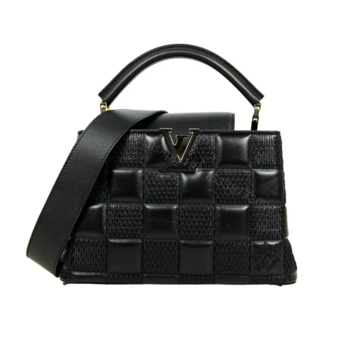 View 1 of Louis Vuitton Capucines BB Bag In Damier Black 27Cm