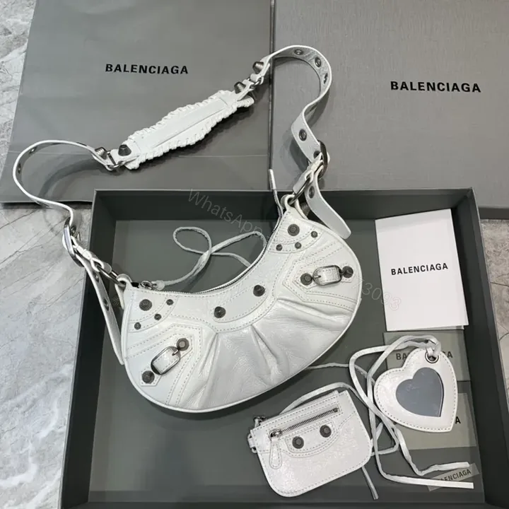 View 1 of Copper-Textured Balenciaga-Inspired Bag Set: Modern Hardware