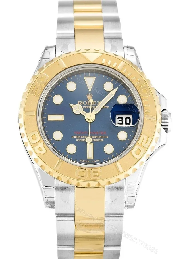 View 1 of Replica Rolex Yacht-Master Blue Dial 169623