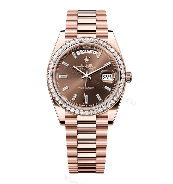 View 1 of Superclone Rolex Day-Date Chocolate Diamond Dial 228345rbr-0006 40 mm