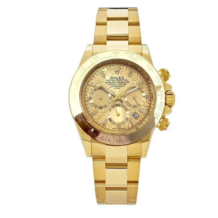 View 1 of Rolex Cosmograph Daytona Pattern Gold 40Mm