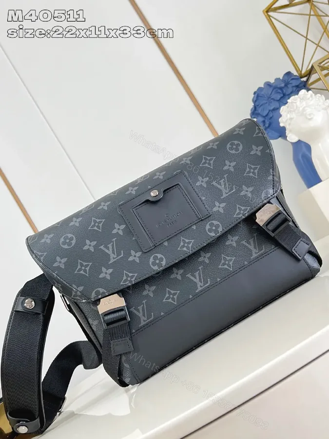 View 1 of Monogram Tech Messenger: Sleek, Durable, Multifunction Carryall