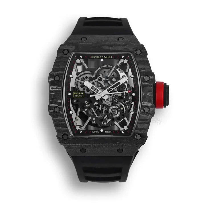 View 1 of Replica Richard Mille RM35-02 Black Carbon Fiber