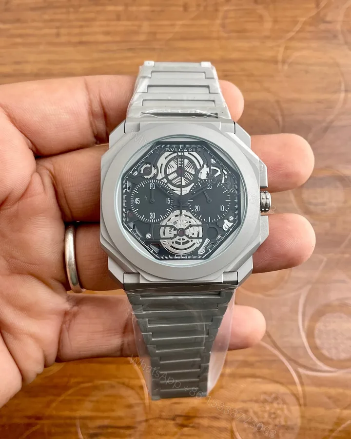 View 1 of BVLGARI 44mm Men’s Chronograph Watch