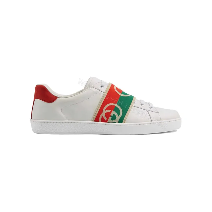 View 1 of GUCCI MEN’S ACE SNEAKERS WITH ELASTIC WEB – GC213