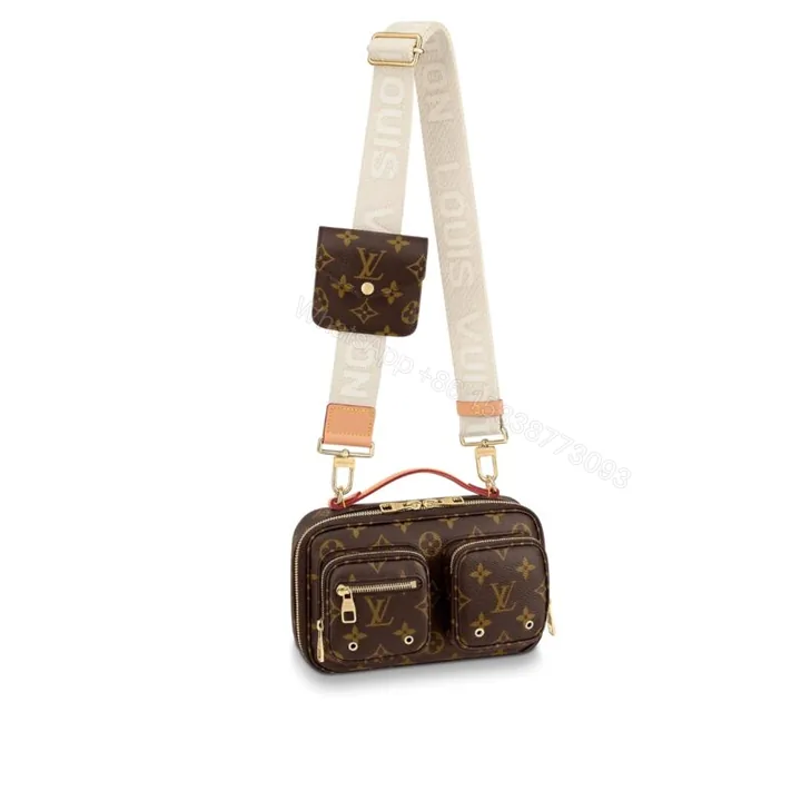 View 1 of Louis Vuitton Utility Crossbody Bag Brown 18Cm M80446