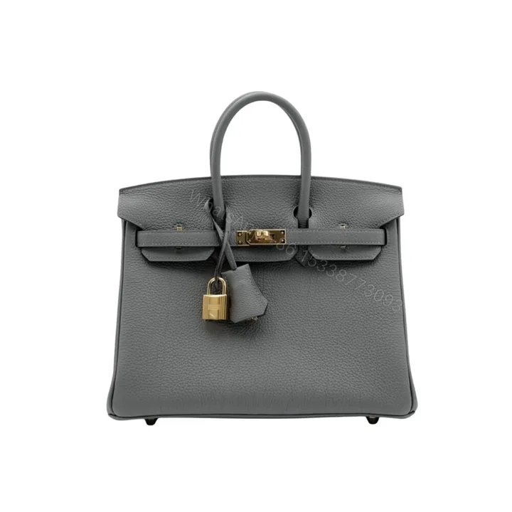 View 1 of Hermes Birkin 25 Togo Gris Meyer 25Cm