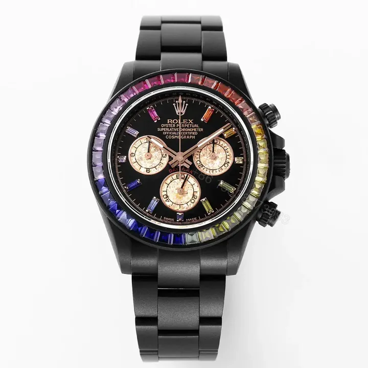 View 1 of Rolex Daytona Black DLC Diamond Watch