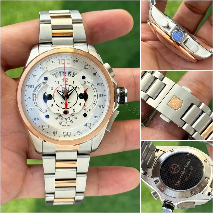 View 1 of Tag Heuer Analog Chronograph working