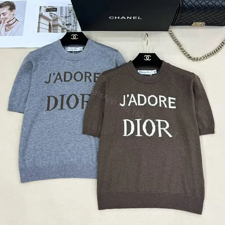 View 1 of Bold Knit Pullover + J’ADORE DIOR Typography Knitwear