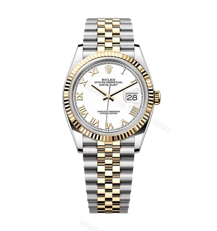 View 1 of Rolex Datejust White Roman Dial 126233-0029 36 mm