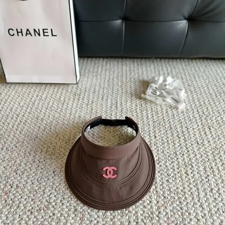 View 1 of Chocolate Brown Visor Cap: Sculpted Silhouette, All-Day Luxury