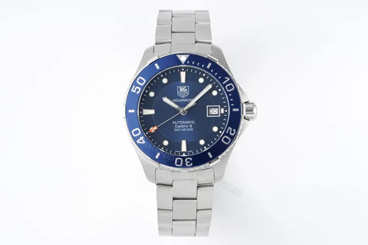 View 1 of TAG Heuer Super Series Automatic Watch – Blue Dial, Stainless Steel Bracelet, Diver Style