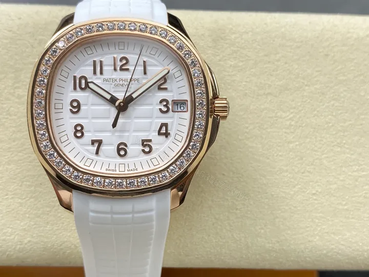 View 1 of Patek Philippe Aquanaut 5068 Rose Gold White 5068R-010