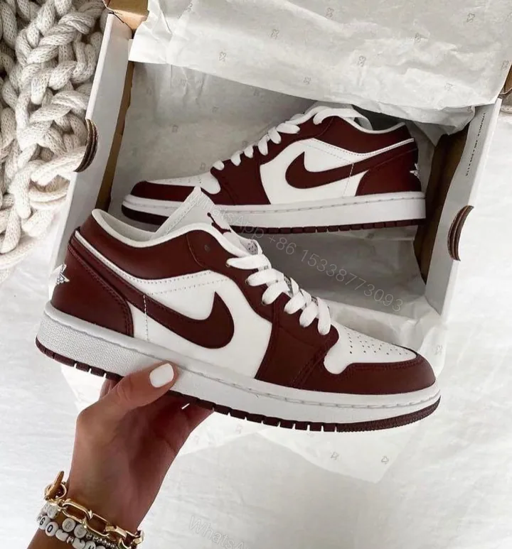 View 1 of FIRST COPY NIKE AIR JORDAN 1 LOW TEAM RED FOR MEN