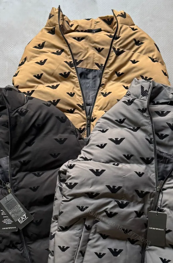 View 1 of First Copy Armani Imported Nylon Fabric Puffer Jackets for Men
