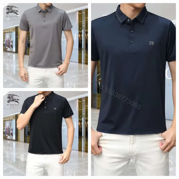 View 1 of FIRST COPY BURBERRY IMPORTED LYCRA POLOS T-SHIRT