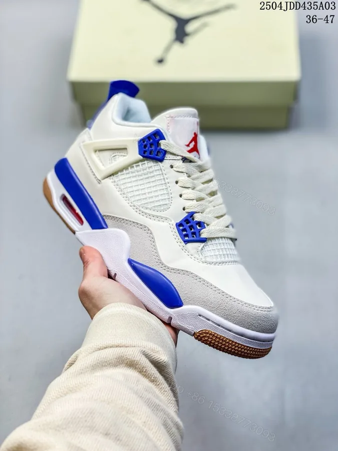 View 1 of FIRST COPY NIKE AIR JORDAN 4 SB SAPPHIRE BLUE SEMI UA