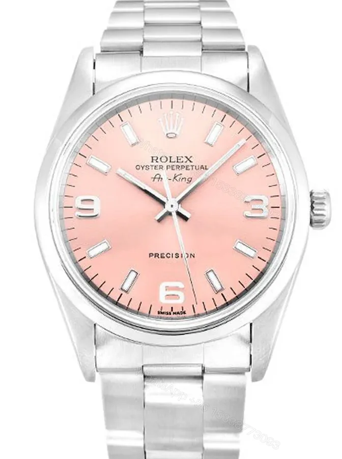 View 1 of Replica Rolex Air-King Pink Dial 14000-2