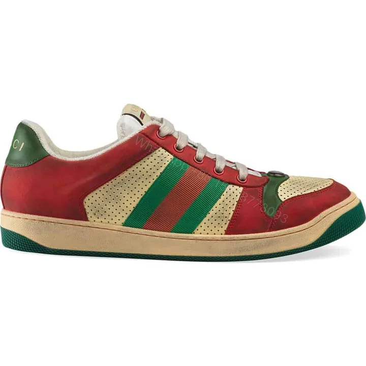 View 1 of GUCCI SCREENER LEATHER SNEAKER – GC52