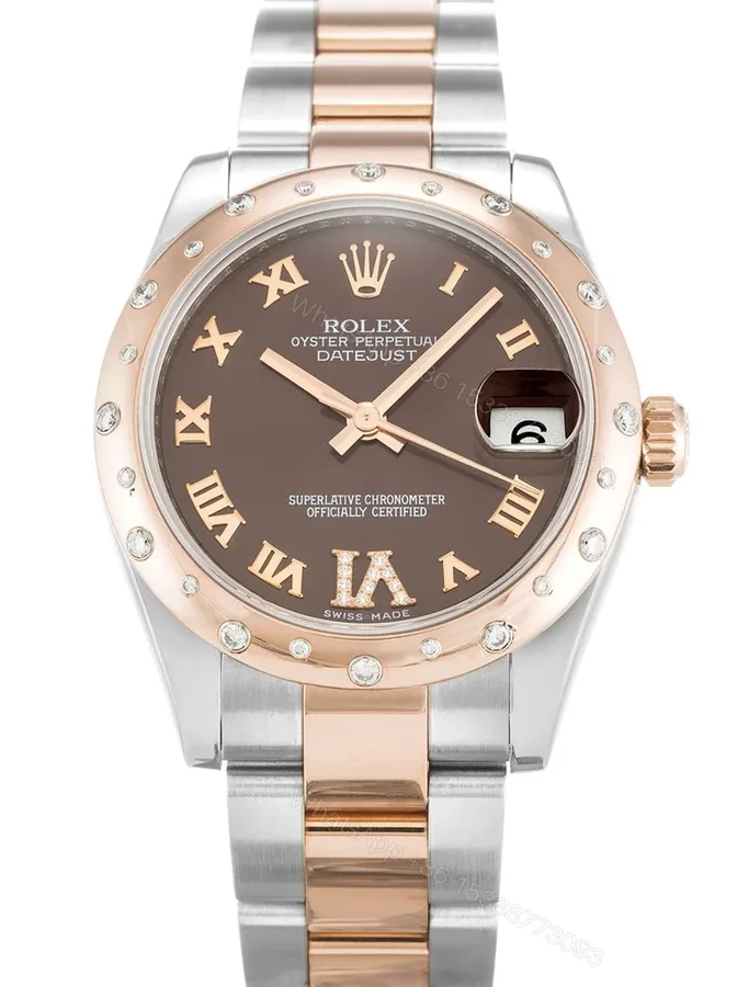 View 1 of Replica Rolex Lady-Datejust Chocolate Dial 178341 31 mm