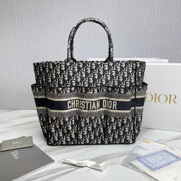View 1 of Iconic Dior Monogram Tote: Luxe Everyday Briefcase Style