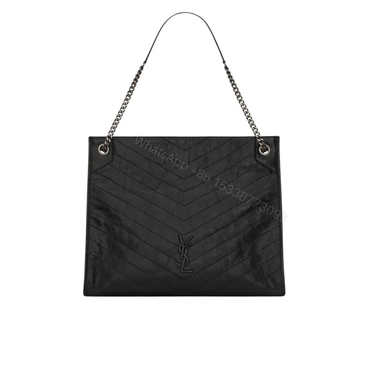 View 1 of Saint Laurent Medium Niki Shopping Bag Black 33Cm