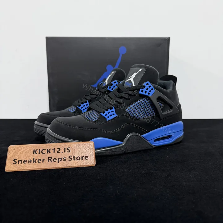 View 1 of Air Jordan 4 Blue Thunder Reps