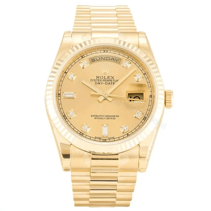 View 1 of Rolex Day-Date Full Gold Replica