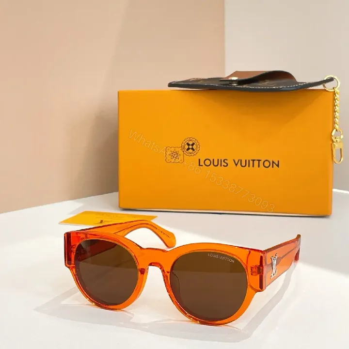 View 1 of Orange Acetate Round-Square Sunglasses: All-Day Comfort