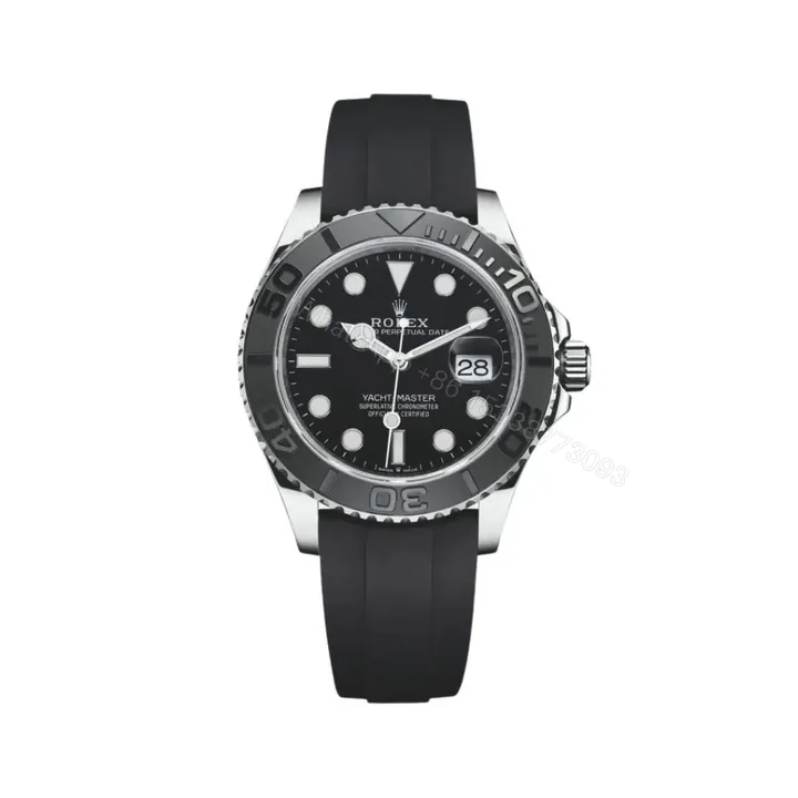 View 1 of Replica Rolex YACHT-MASTER 42 White gold 2022