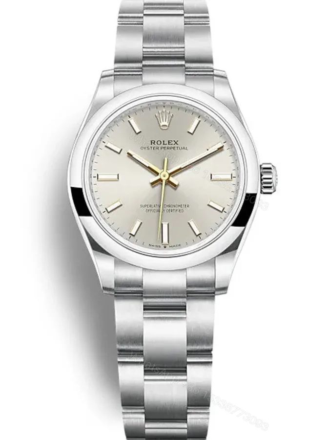 View 1 of Replica Rolex Oyster Perpetual Lady Silver Dial 277200 31 mm