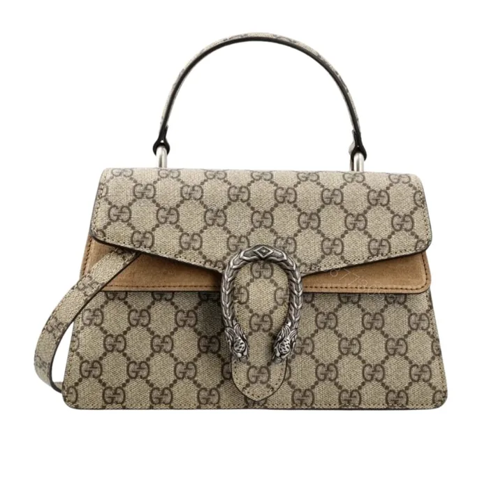 View 1 of Gucci Damen Dionysus GG Canvas Top Handle Bag Brown 24Cm