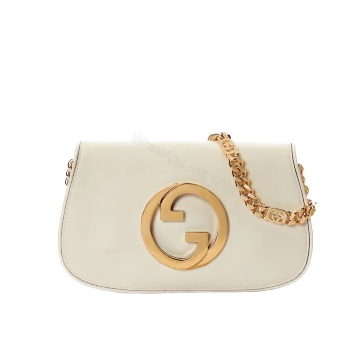 View 1 of Gucci Blondie Shoulder Bag White 28Cm 699268 UXX0G 9022