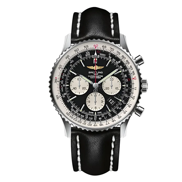 View 1 of Breitling Navitimer B01 Leather Replica