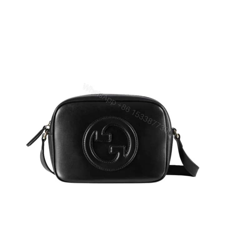 View 1 of Gucci Blondie Mini Shoulder Bag Black 20Cm 820429 AAEDB 1000 20