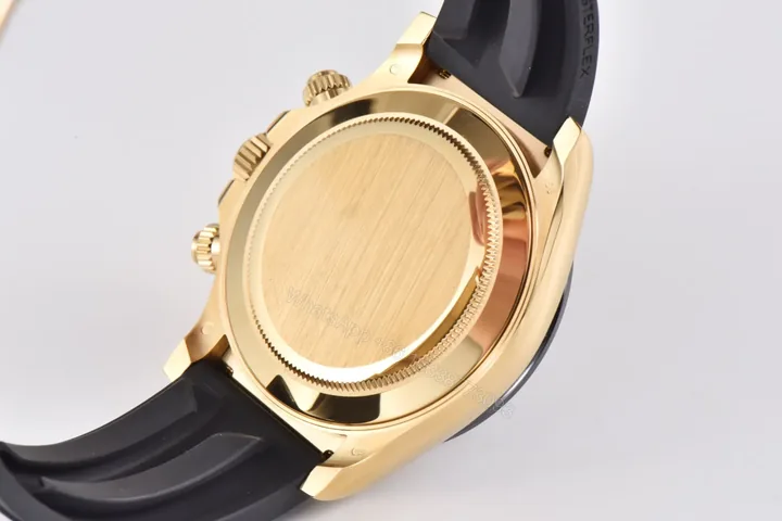 View 1 of C+ Factory Clean Factory CLEAN Factory Rolex Daytona Gold Rubber Strap