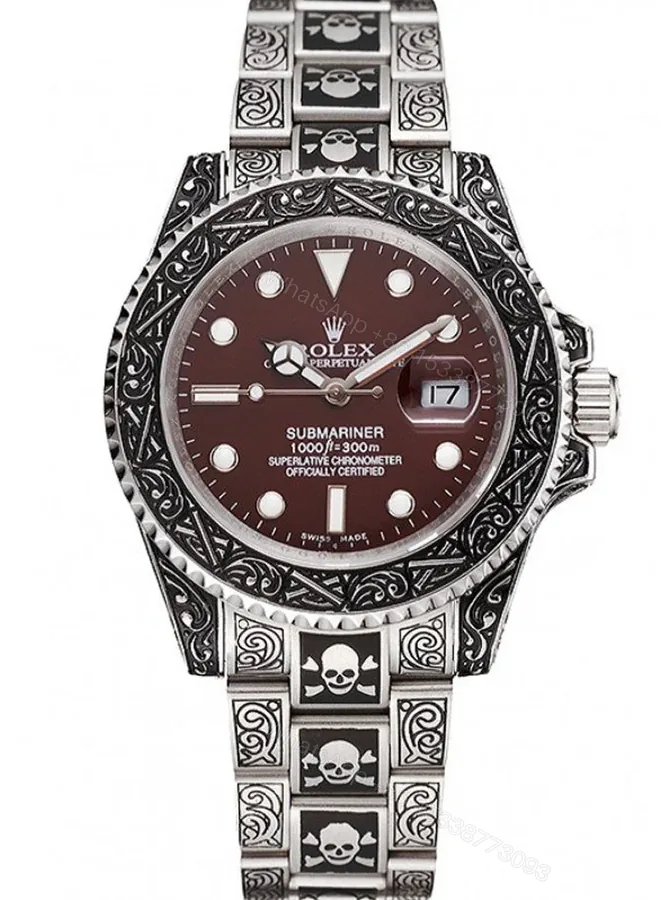 View 1 of Replica Rolex Submariner Brown Dial 1454078