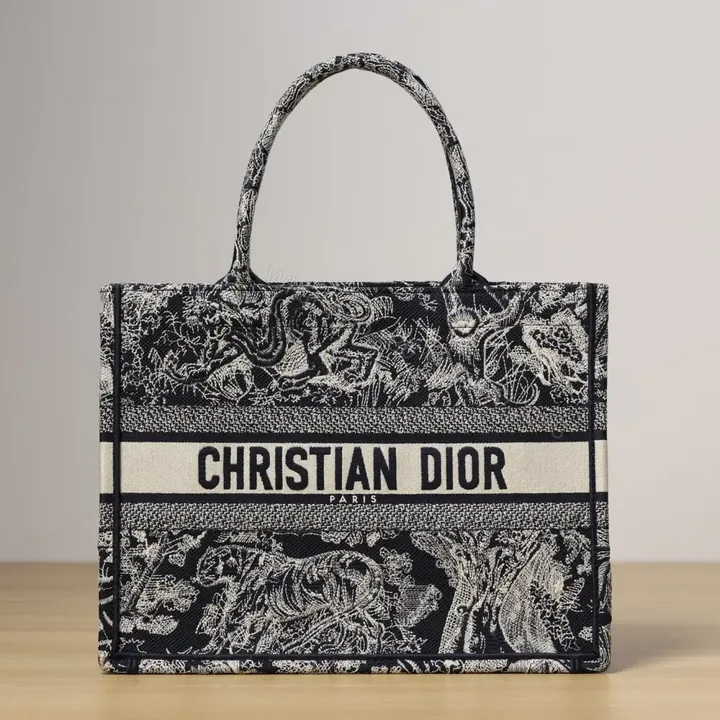 View 1 of 高仿Dior*BookTote系列藍色茹伊手袋M免檢版